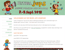 Tablet Screenshot of festival-jups.ch
